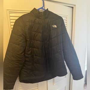 Women north face Black jacket  XL